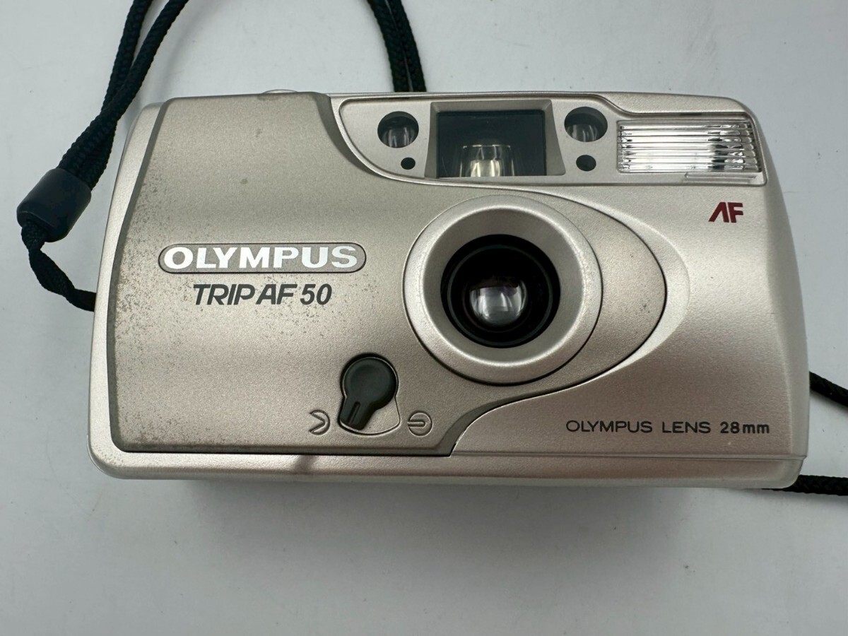 【☆1107【長期保管品】OLYMPUS　オリンパス　TRIP AF 50 フィルムカメラ　動作未確認品】