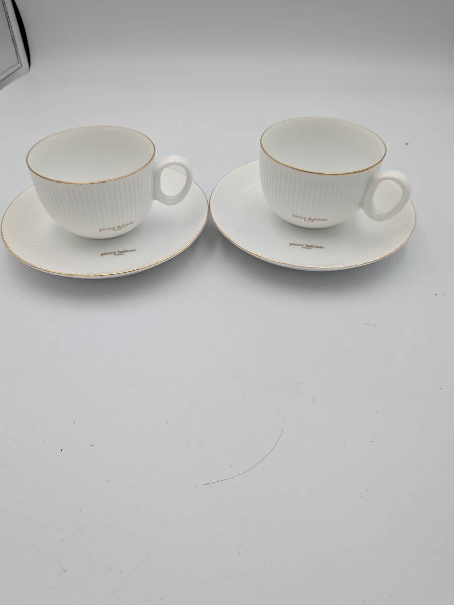 ☆1065　長期保管品　ピエールバルマン　カップ＆ソーサー　2個セット