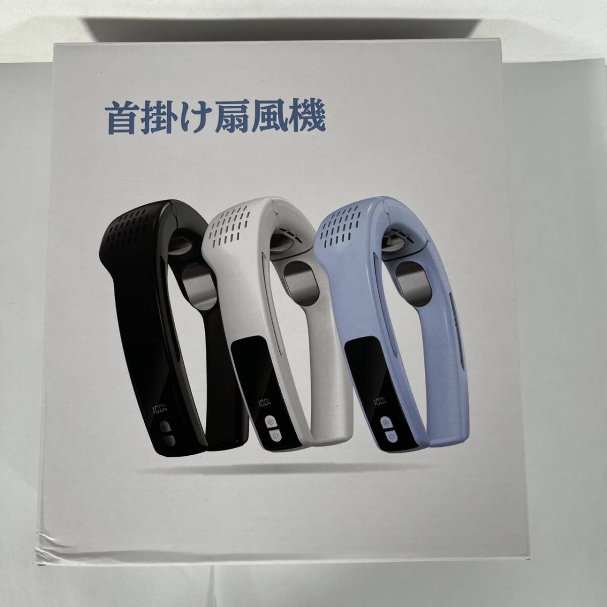 Imspace ネッククーラー 首掛け扇風機 冷却プレート搭載 大風量 5段階風量 4000mAh Type-C充電 軽量 静音 ブラック 暑さ対策 T8G2517 