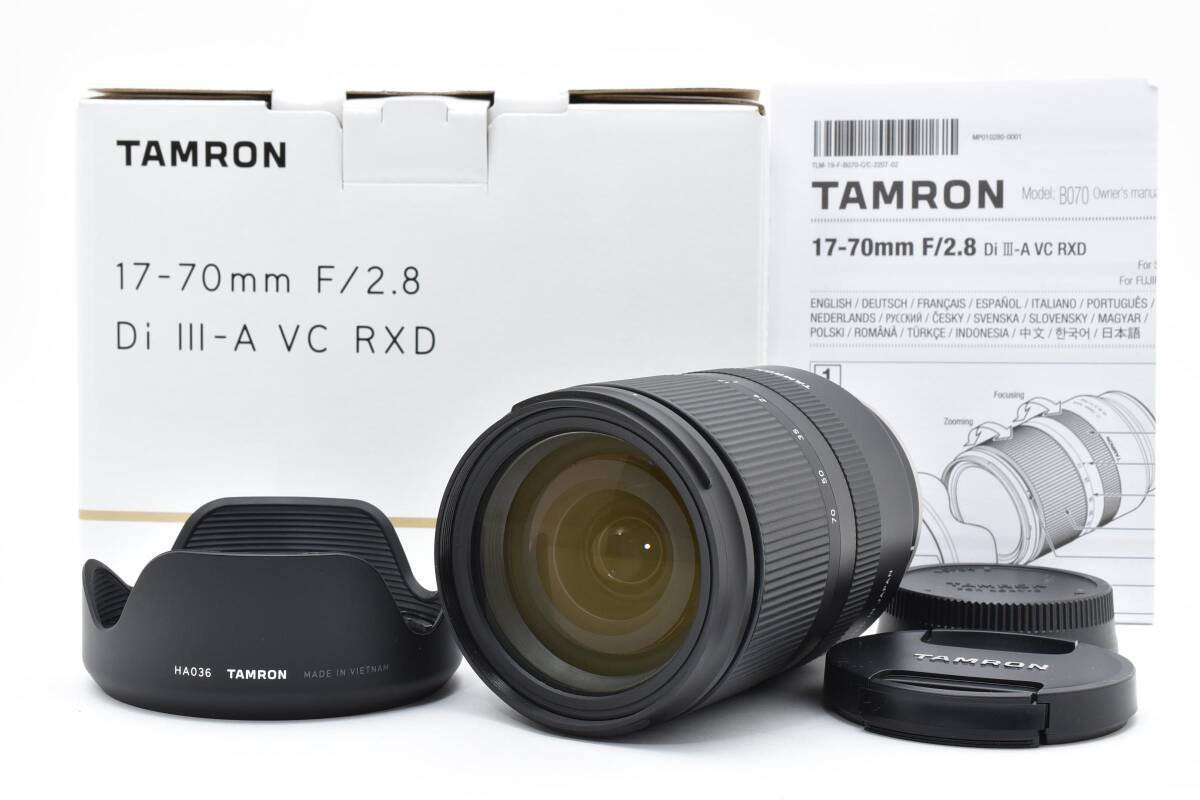 【超美品】Tamron 17-70mm F/2.8 Di III-A RXD B070 sony #717