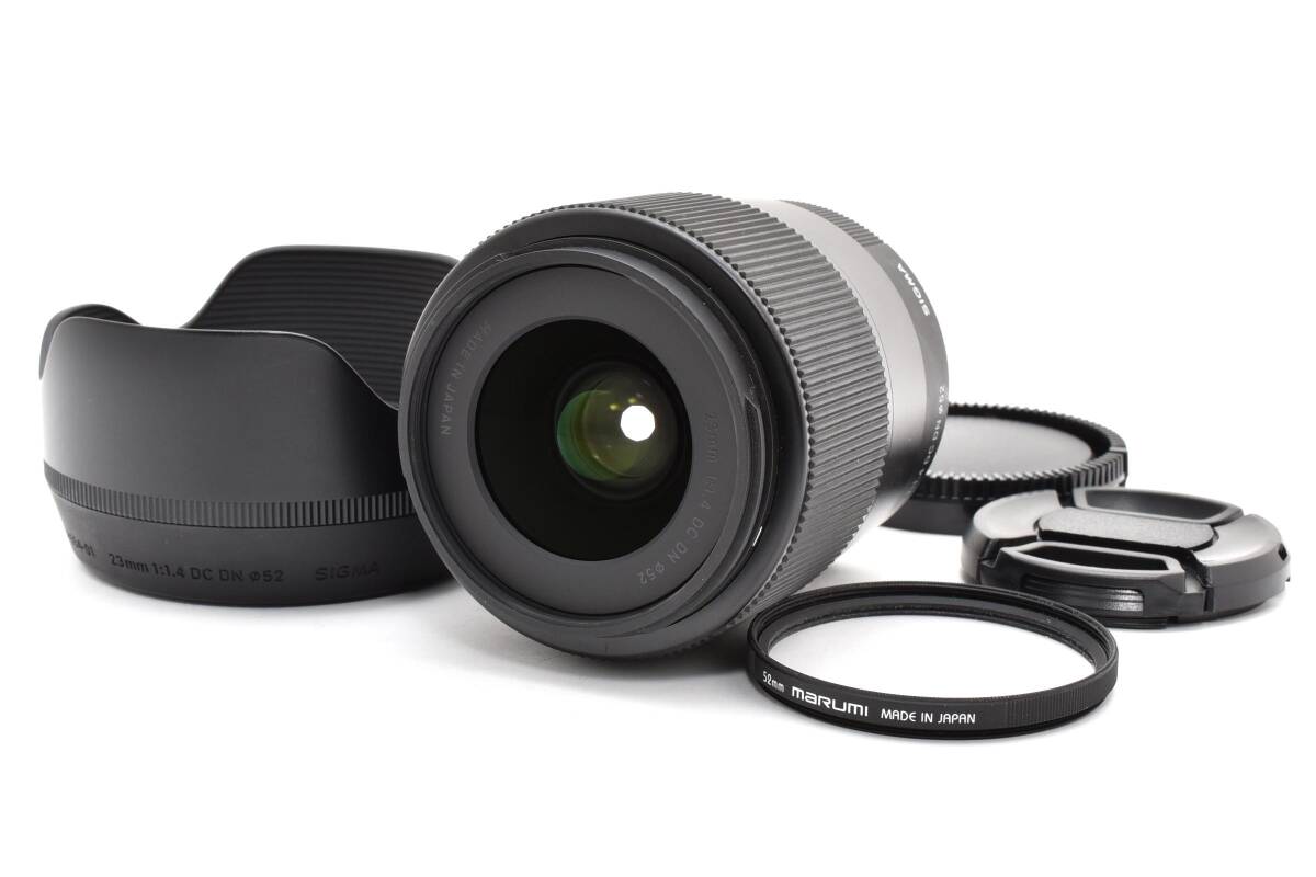 【超美品】シグマ Sigma 23mm f/1.4 DC DN Contemporary Sony E #721