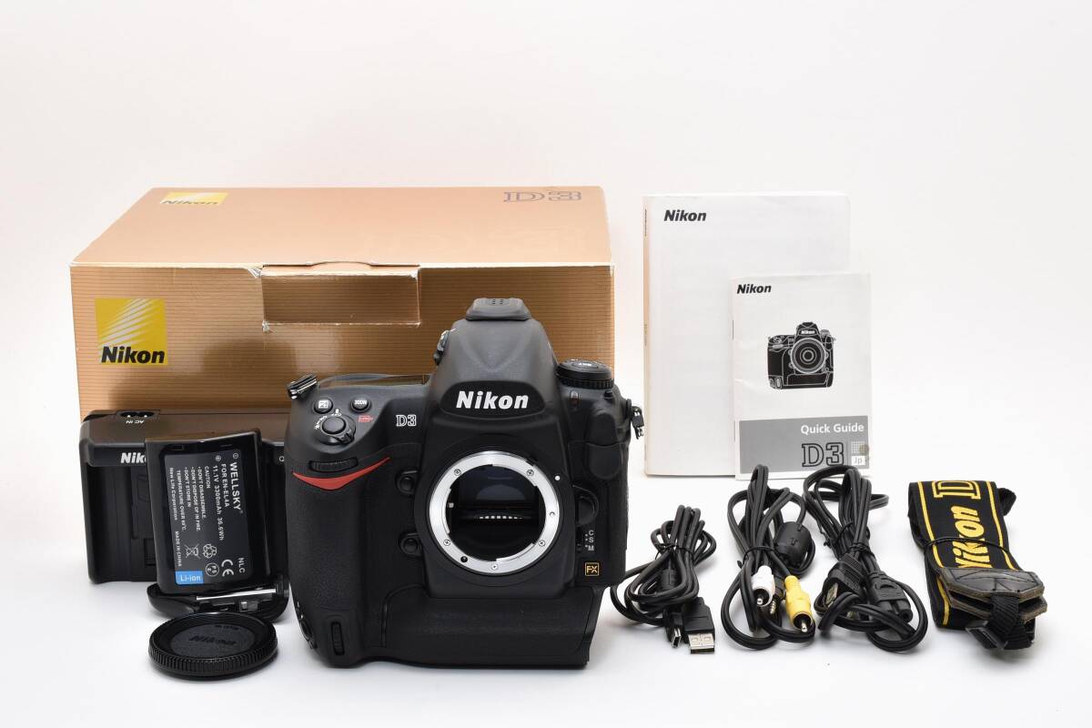 【超美品】Nikon D3 12.1MP シャッターカウント6,666回 #740