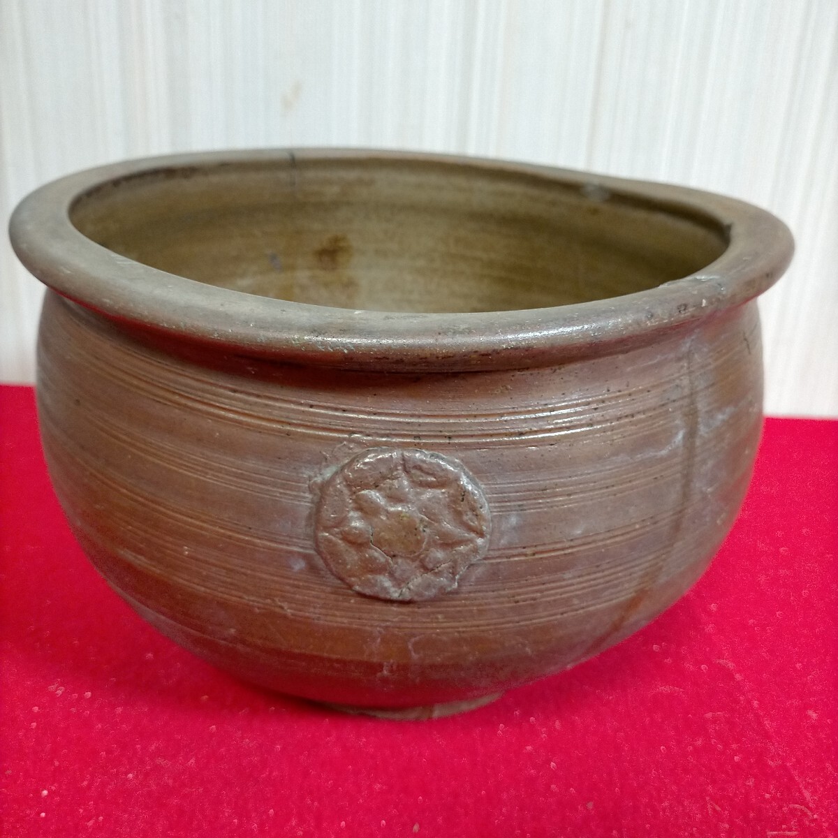 ●備前焼　 壺　メダカ鉢　鉢●Ｊ-3