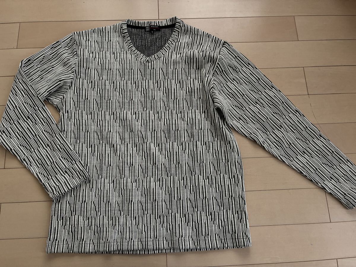 MICHEL KLEIN homme 長袖 カットソー グレー 51サイズ