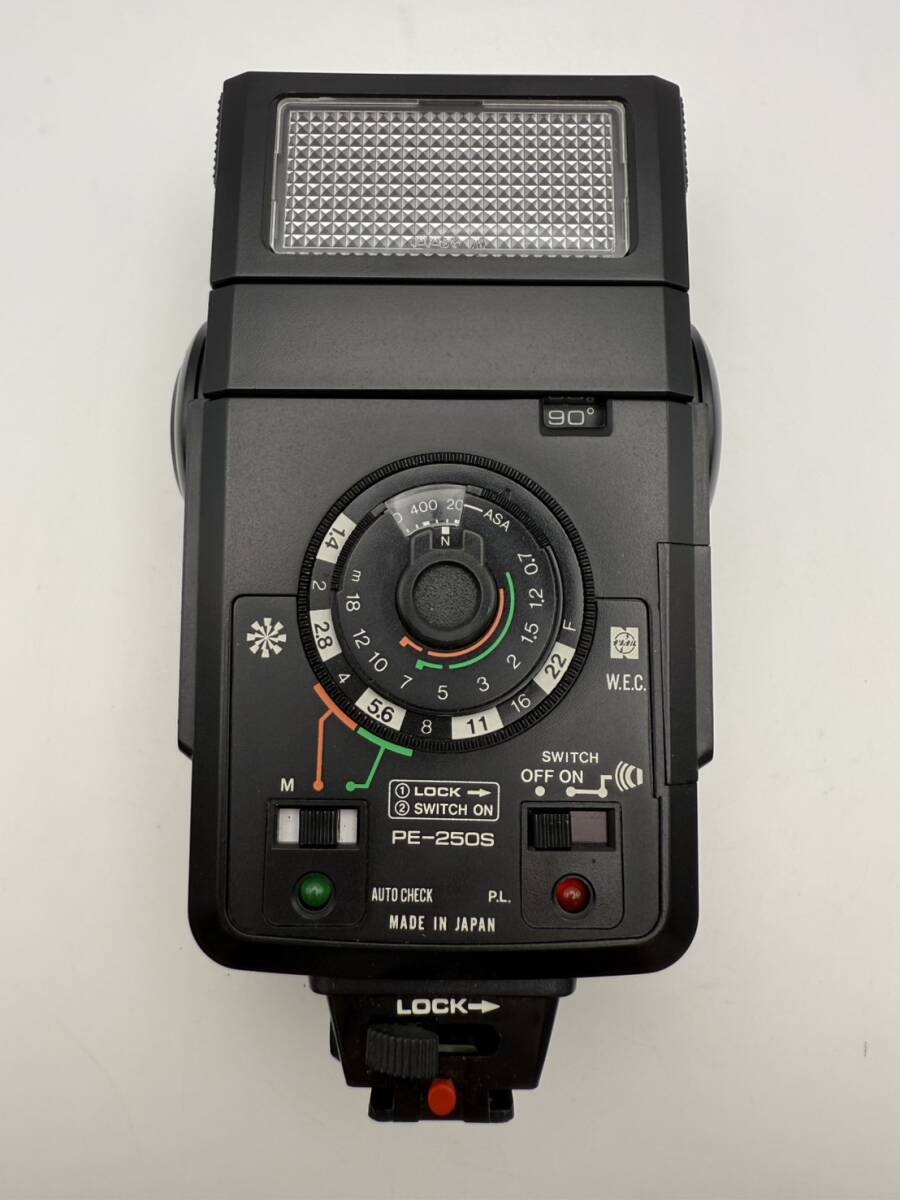 【1円スタート】National ナショナル 外付けカメラ用フラッシュ オートストロボPE-250S
