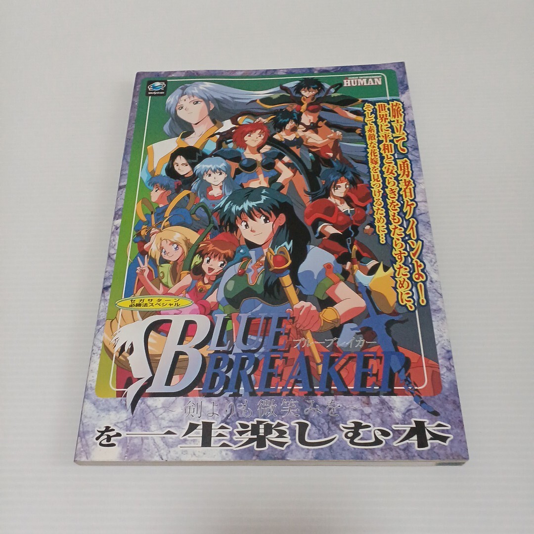 ブルーブレイカー 剣より微笑みを を一生楽しむ本 セガサターン必勝法スペシャル 平成10年 ゲーム 攻略本 BLUE BREAKER