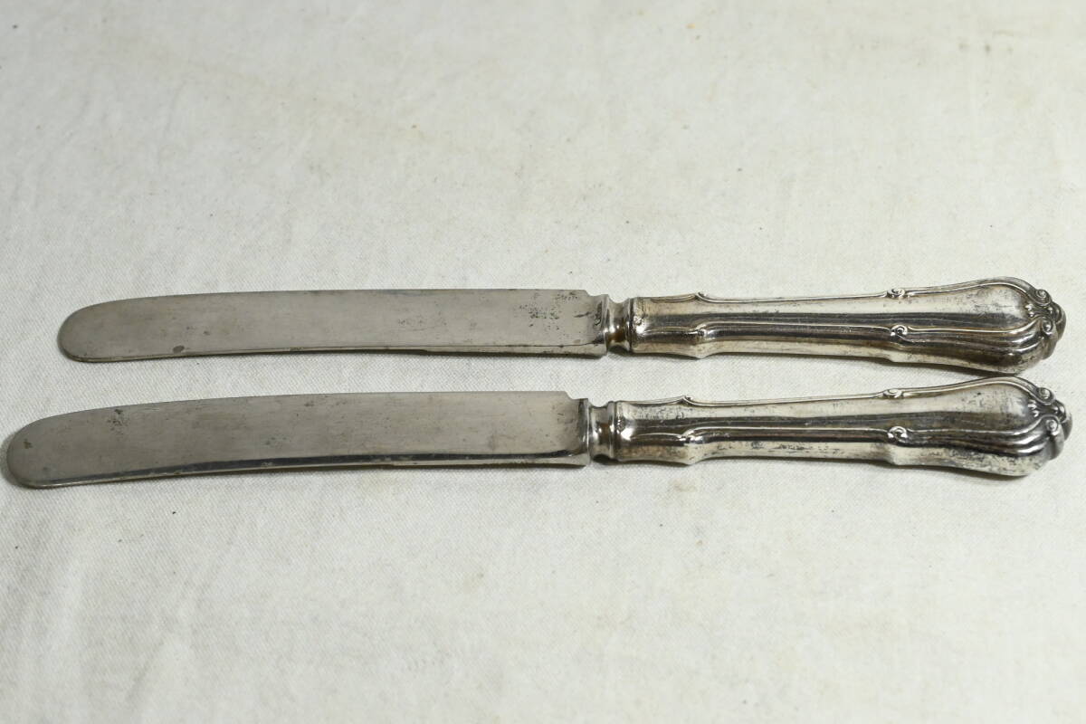 アンティークナイフ　LaTeam　STERLING刻印あり　約21.7cm　2本セット　OL
