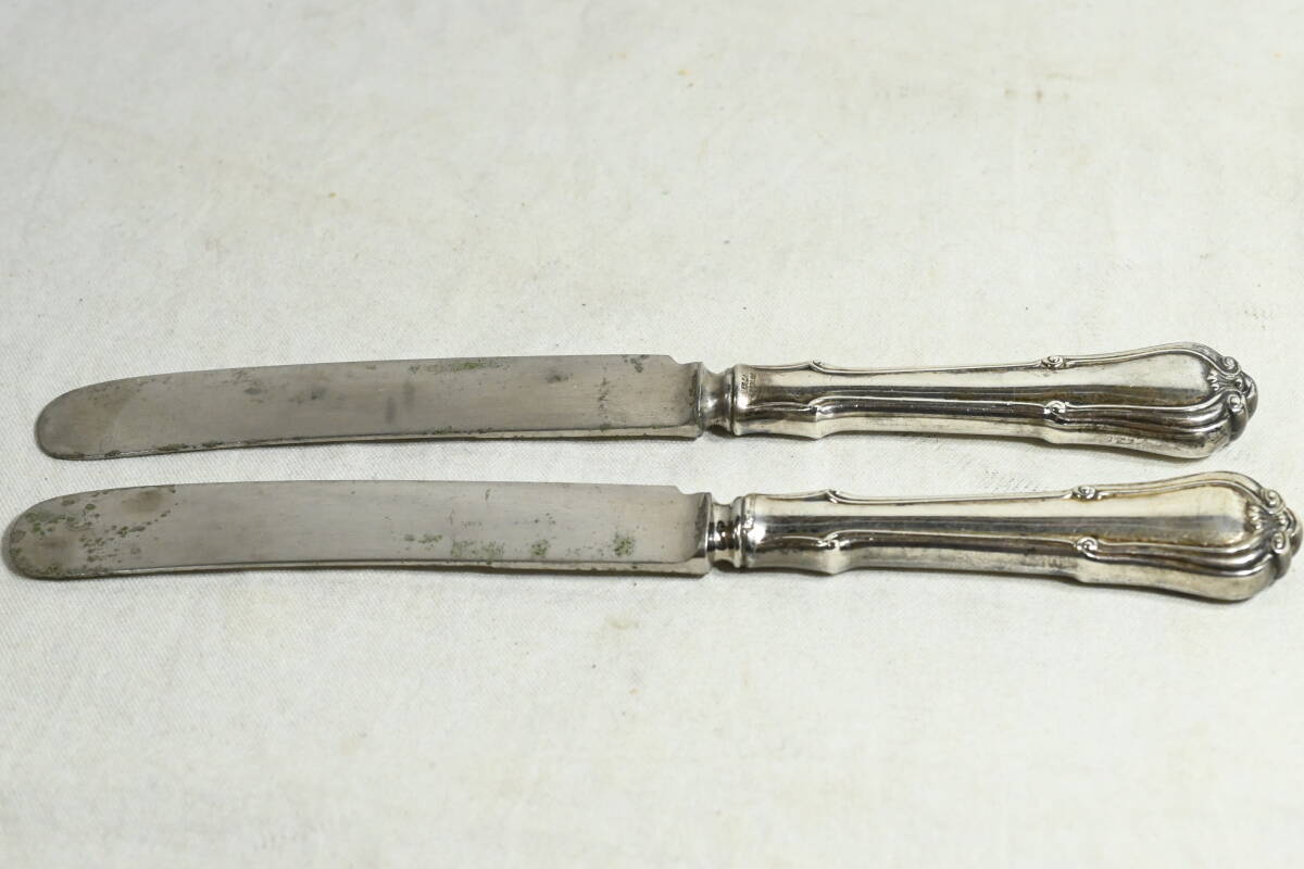 アンティークナイフ　LaTeam　STERLING刻印あり　約21.7cm　2本セット　②　OL