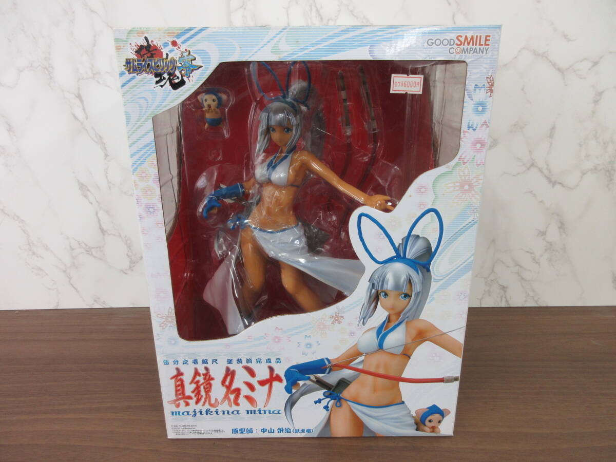 6F5-6[サムライスピリッツ零 真鏡名ミナ 塗装済完成品 フィギュア] 未開封 1/5 中山栄治 鉄虎竜 グッドスマイルカンパニー