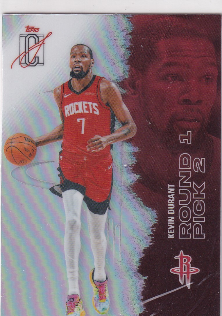 KEVIN DURANT (ROCKETS) 2025-26 TOPPS SIGNATURE CLASS CHROME REFRACTOR
