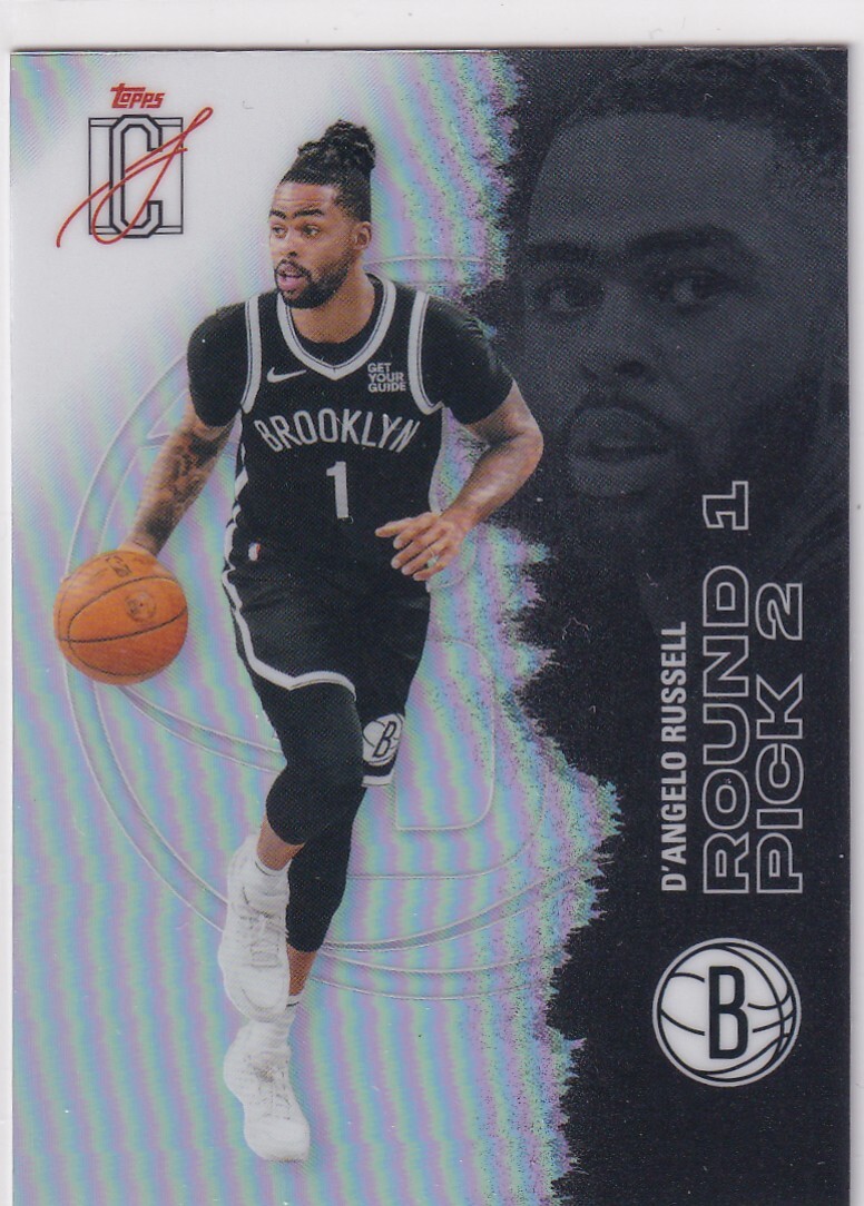 D'ANGELO RUSSELL (NETS) 2025-26 TOPPS SIGNATURE CLASS CHROME REFRACTOR