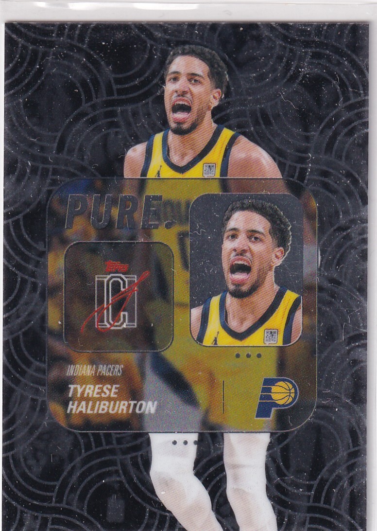 TYRESE HALIBURTON (PACERS) 2025-26 TOPPS SIGNATURE CLASS PURE