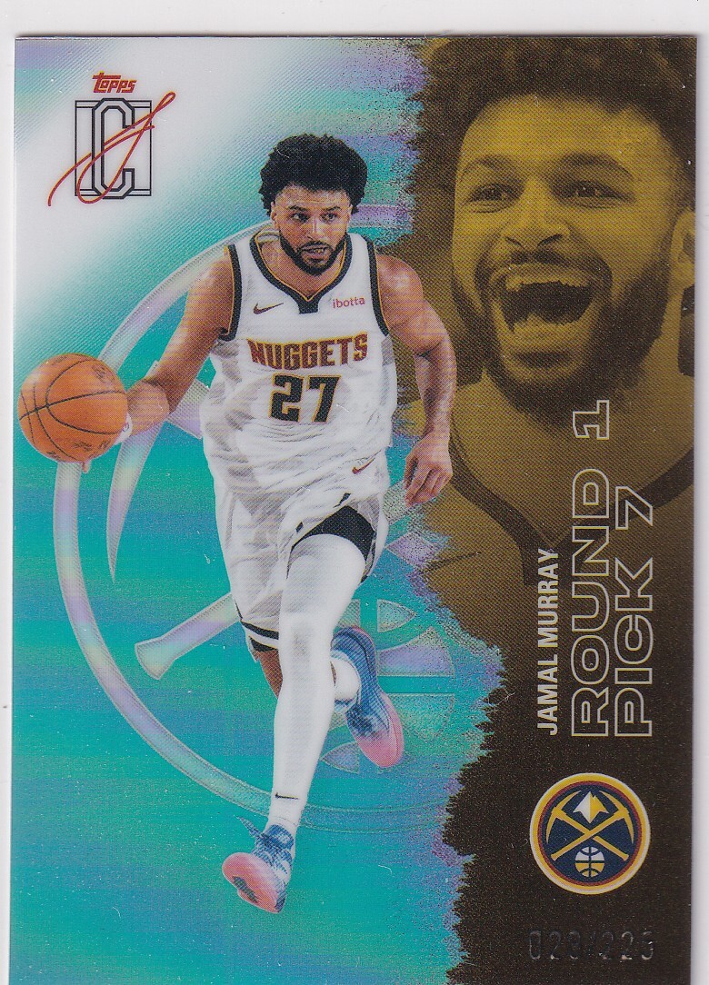 JAMAL MURRAY (NUGGETS) 2025-26 TOPPS SIGNATURE CLASS CHROME TEAL REFRACTOR (#/225)
