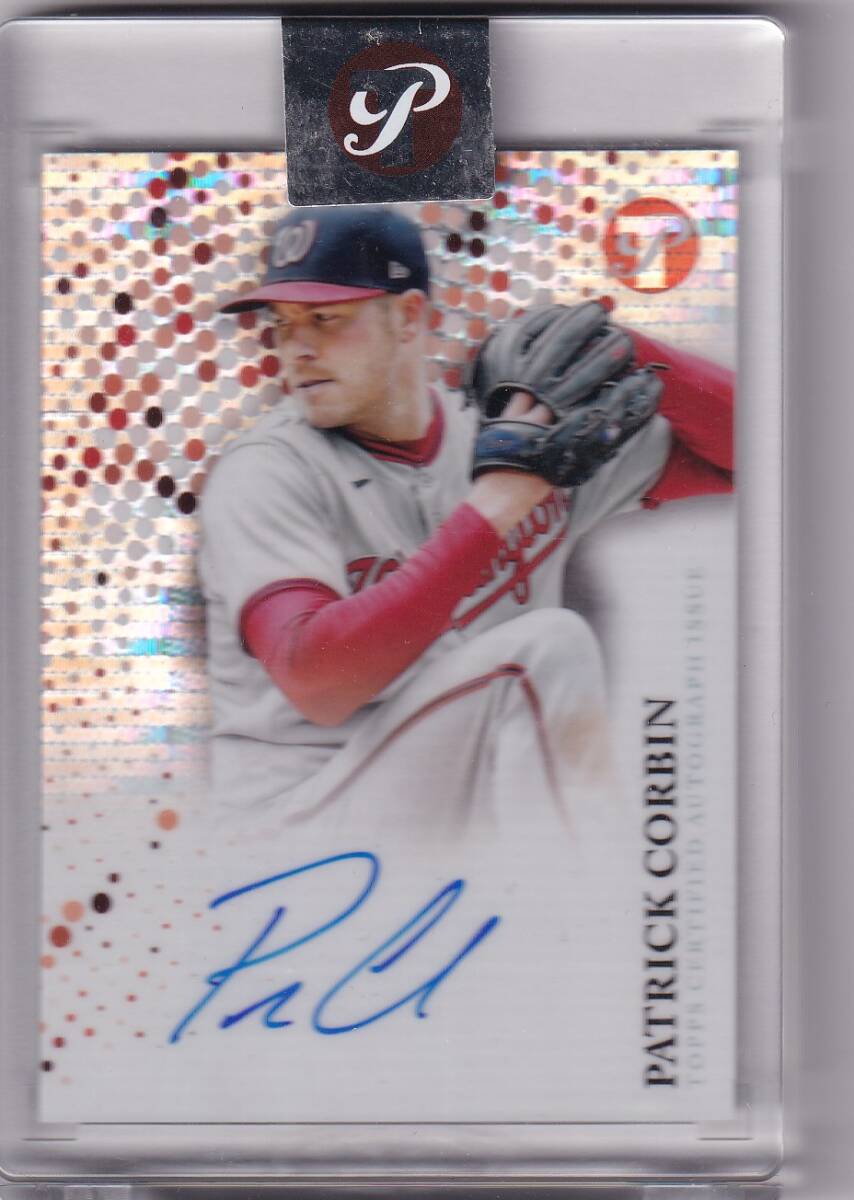 PATRICK CORBIN (NATIONALS) 2022 TOPPS PRISTINE AUTO AUTOGRAPH PRISTINE REFRACTOR (#/99)