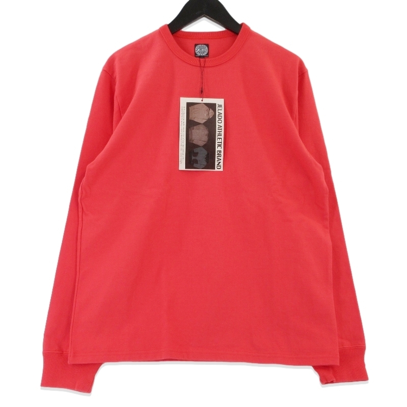 未使用 JELADO ジェラード Heavy Weight L/S Tee AB94238 ヘビーウェイト 長袖Tシャツ ロンT 度詰め天竺 レッド 40 99001238