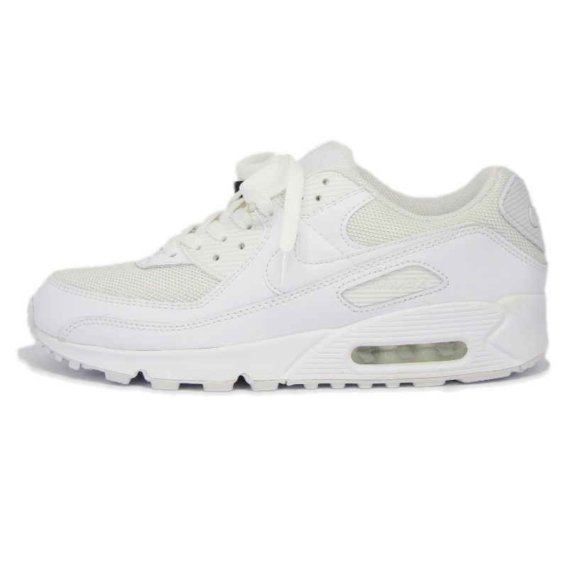 美品 NIKE ナイキ 27cm AIR MAX 90 CN8490-100 エアマックス90 WHITE/WHITE-WOLF GREY 18002236