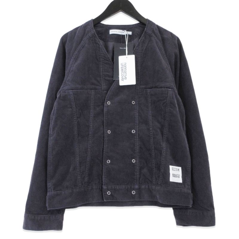 未使用 nonnative × UNDERCOVER ノンネイティブ MONK BLOUSON COTTON CORD SULFUR DYE UC1F9202 アンダーカバー ネイビー S 99001316