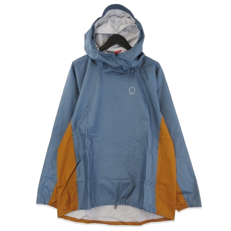 未使用 山と道 ヤマトミチ ウルトラライトオールウェザーフーディ UNISEX 2026年 ナイロンジャケット Blue Gray×Cinnamon M 71016270