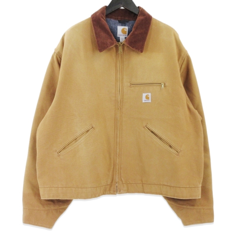 Carhartt カーハート デトロイトジャケット J001-BRN DUCK DETROIT Jacket ブランケット USA製 ブラウン 2XL 99001375