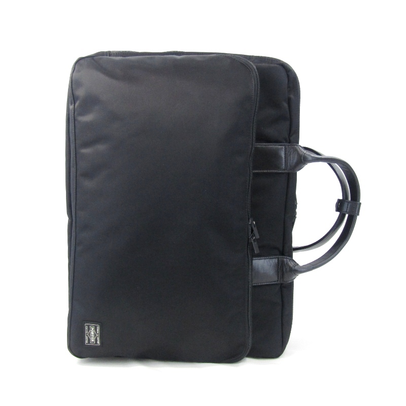 美品 PORTER ポーター 3WAY ブリーフケース タイム 655-06166 TIME 3WAY BRIEFCASE ビジネスバッグ ブラック 黒 47000316