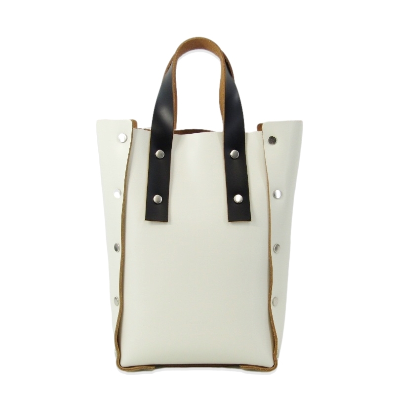 未使用 Hender Scheme エンダースキーマ assemble hand bag tall S your choice yc-rb-ats WHITE/BLACK 47000323