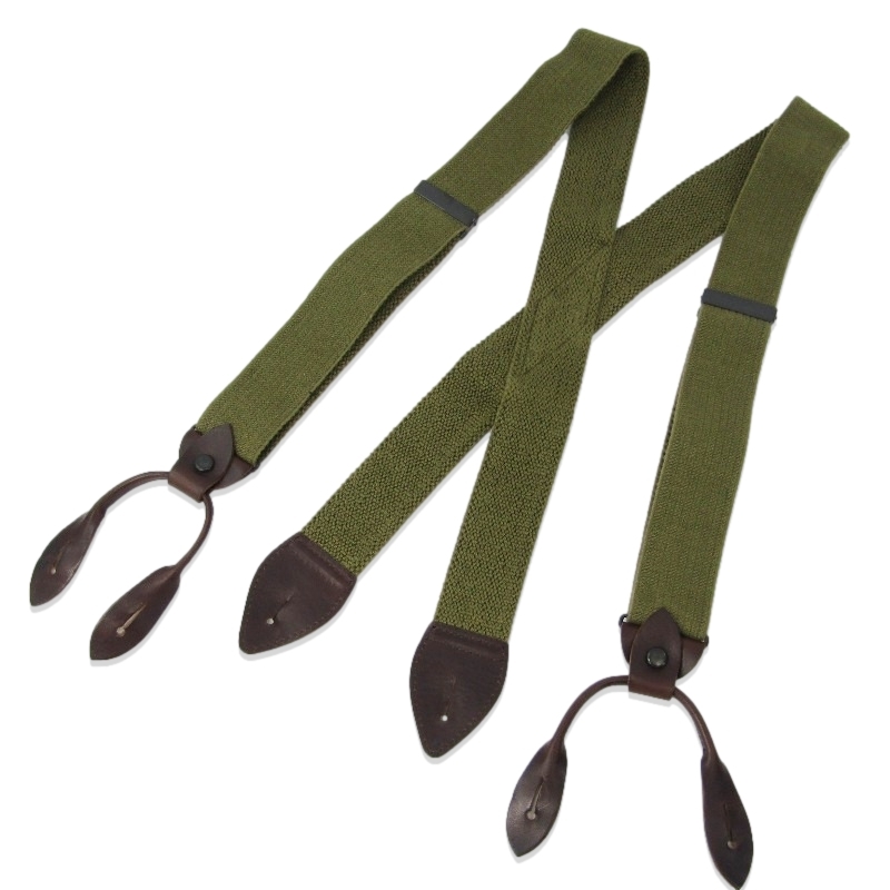 Nigel Cabourn ナイジェルケーボン サスペンダー US ARMY SUSPENDER USアーミー コットン オリーブ 60010043