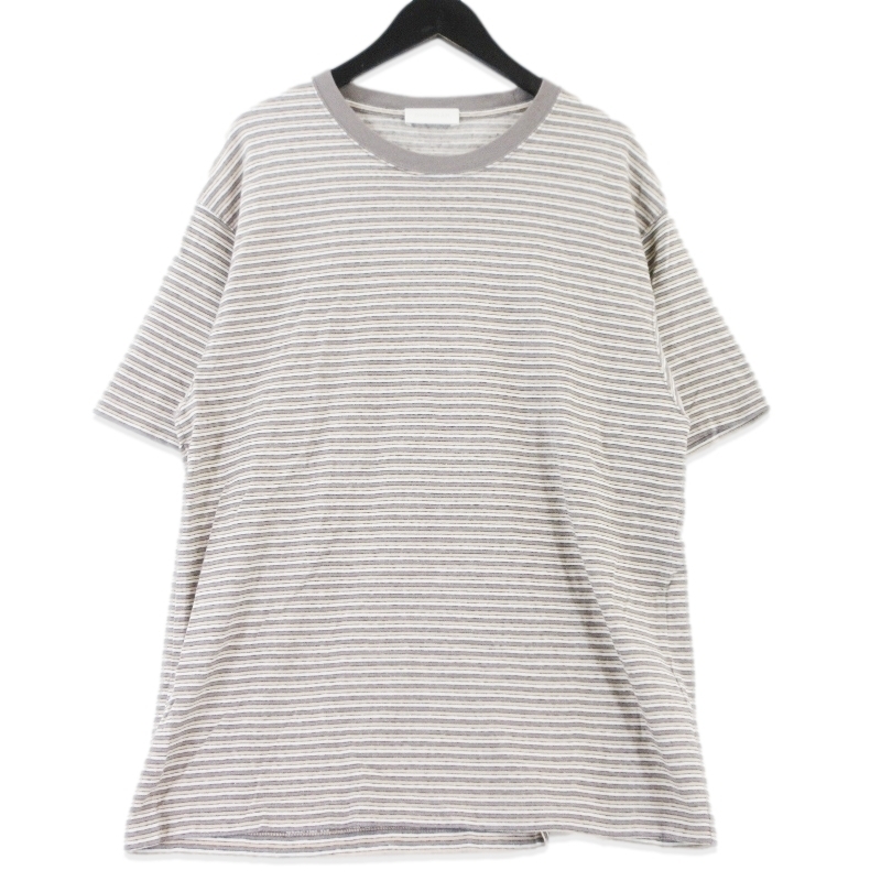 DAYDREAM デイドリーム 半袖ボーダーTシャツ Recycle Cotton Multi Border T-shirt D2024005 マルチボーダー ベージュ M 99001438