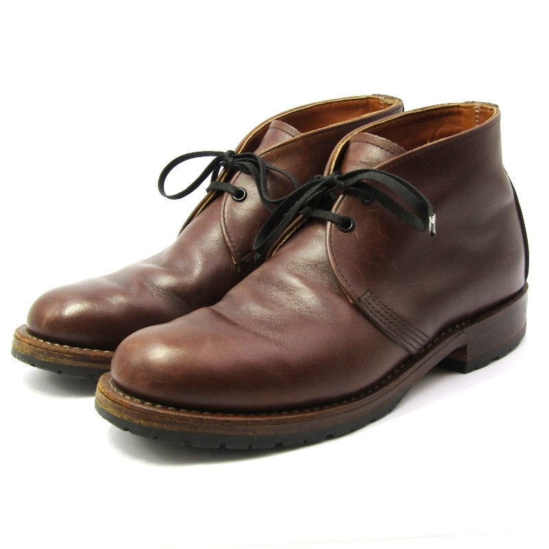 訳あり REDWING レッドウィング US7D 25cm ベックマン チャッカ 9017 2011年製 BECKMAN CHUKKA 廃番 アンティークシガー 10007557