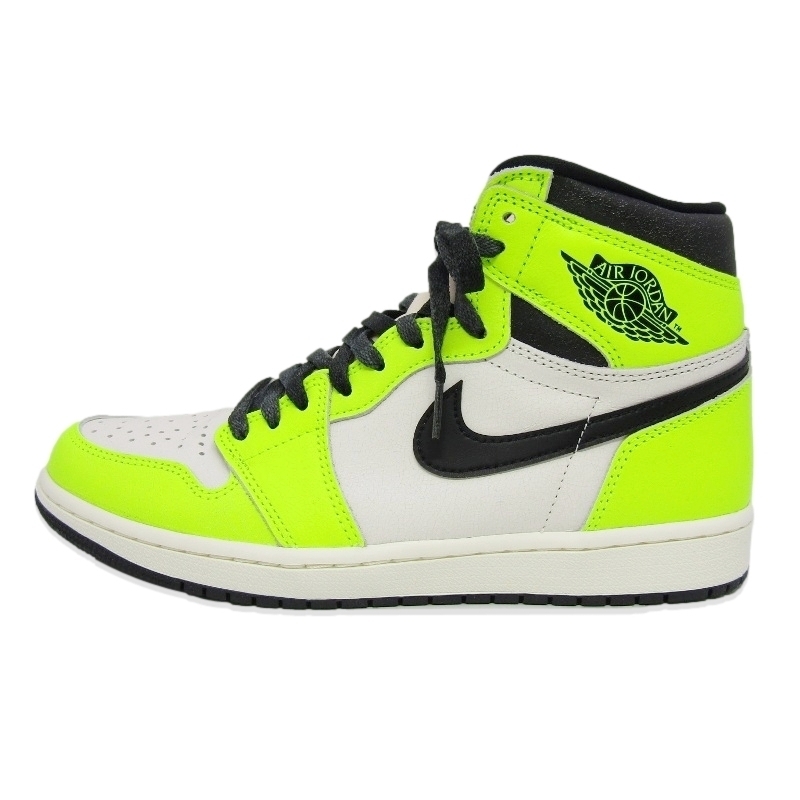 未使用 NIKE ナイキ 27cm AIR JORDAN 1 RETRO HIGH OG 555088-702 エアジョーダン1 ハイカット VOLT/SAIL-BLACK 88000164