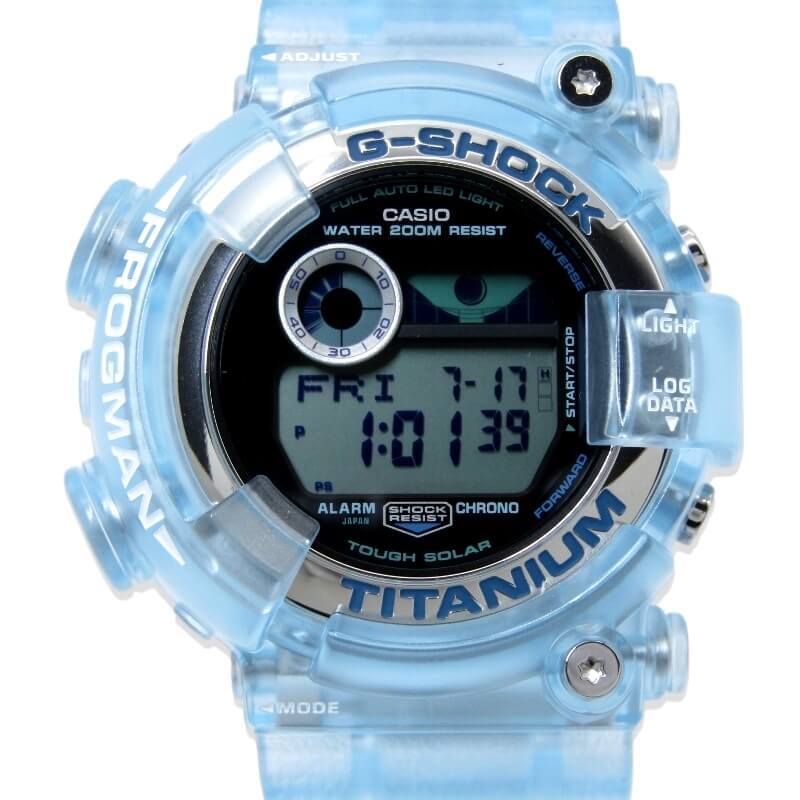 未使用 CASIO G-SHOCK Gショック GW-8202K-2JR イルカクジラ 2026年 FROGMAN フロッグマン タフソーラー ブルー スケルトン 28013143