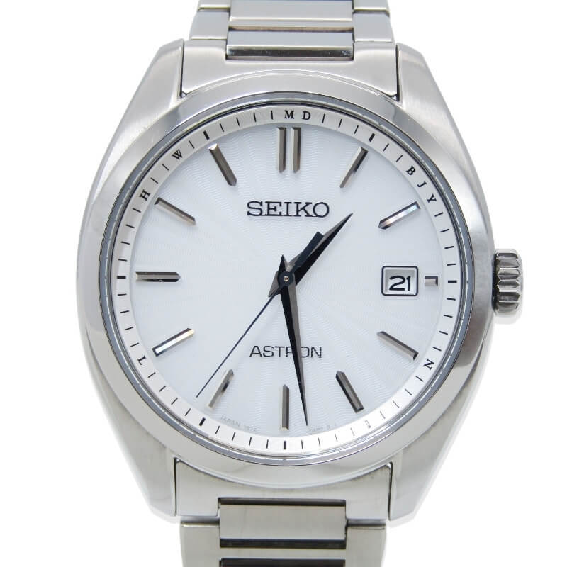 SEIKO セイコー ASTRON SBXY029 7B72-0AD0 ソーラー電波 アストロン オリジン 39mm チタン 日本製 ホワイト 白 28013139