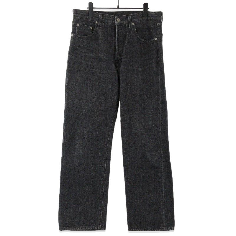 OVY オヴィ デニムパンツ Japan Black Washed Denim Pants 067 日本製 ボタンフライ KUROKI ブラック 黒 XL 71016398