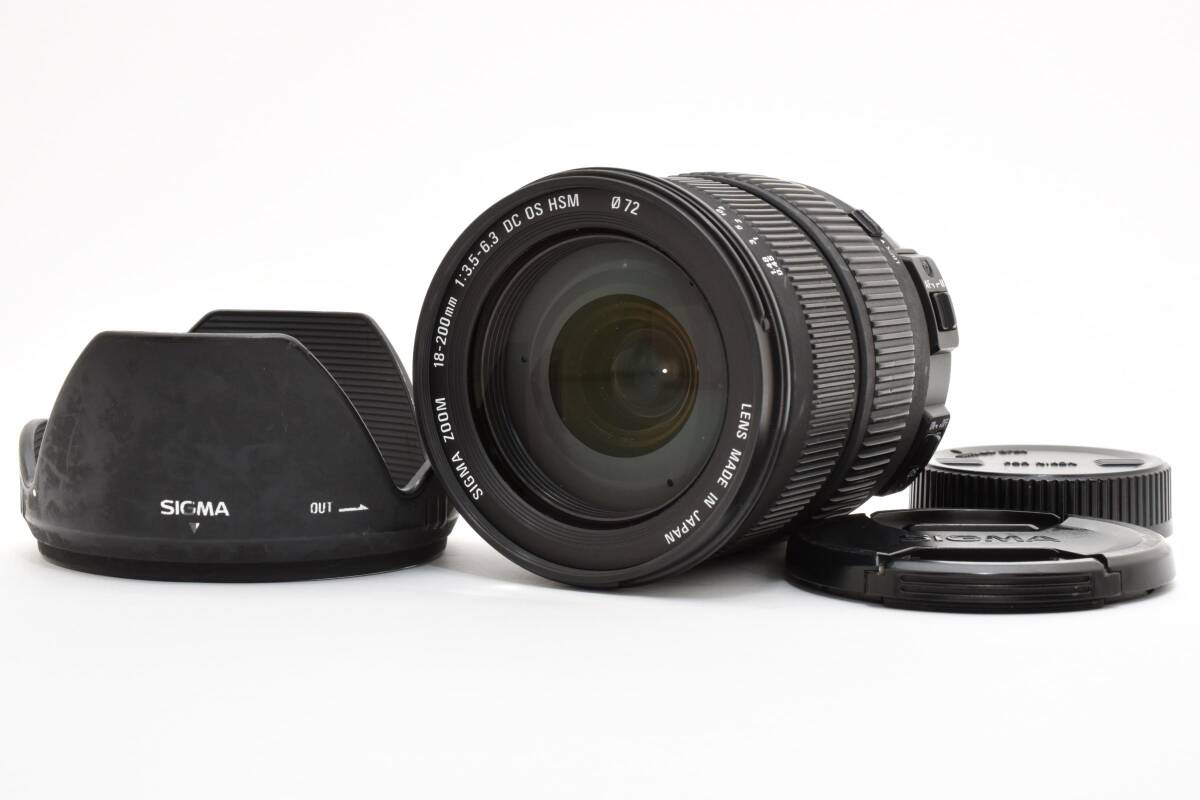 ★良品★シグマ SIGMA 18-200mm F3.5-6.3 DC OS HSM ニコン用★ K550 #5359