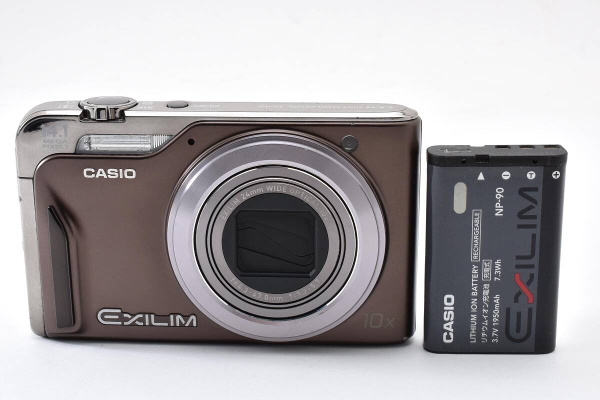 ★美品★カシオ CASIO EXILIM EX-H15 ブラウン★ Y1011 #5451