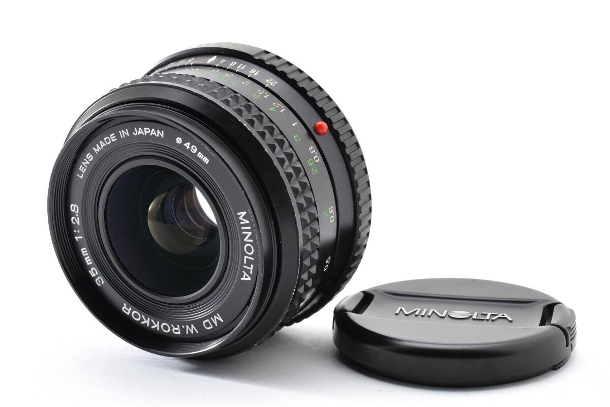 ★美品★ミノルタ Minolta MD W.ROKKOR 35mm F2.8★ K330 #5502