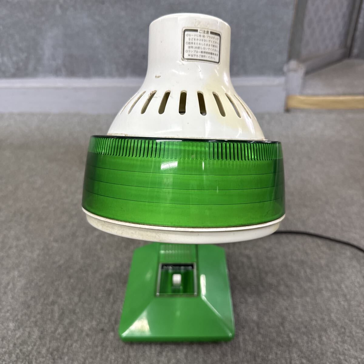 昭和　レトロ デスクライト レトロ アンティーク グリーン 照明 スタンドライト　NECIS-6109 SYLVANIA 動作品 レトロポップ