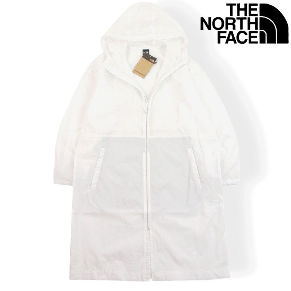 新品タグ付き ノースフェイス NC3LM30C ナイロン W'S CITY TRAVEL COAT シティトラベルコート 白 ユニセックス M/90【参考価格￥21,890-】