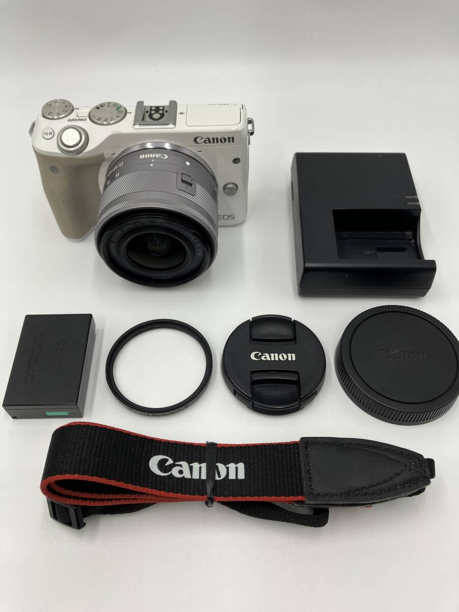 【動作確認済】Canon EOS M3 EF-M 15-45mm IS STM 標準ズームレンズキット