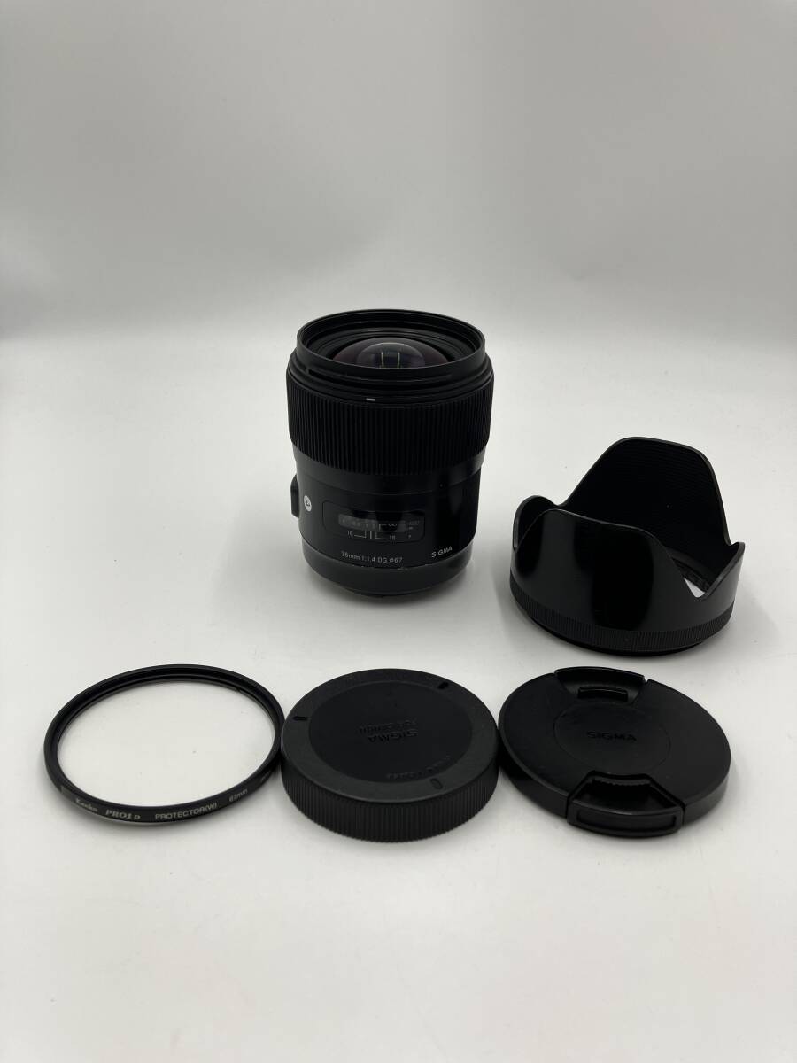 【動作確認済】SIGMA 35mm F1.4 DG Canon EFマウント 単焦点レンズ