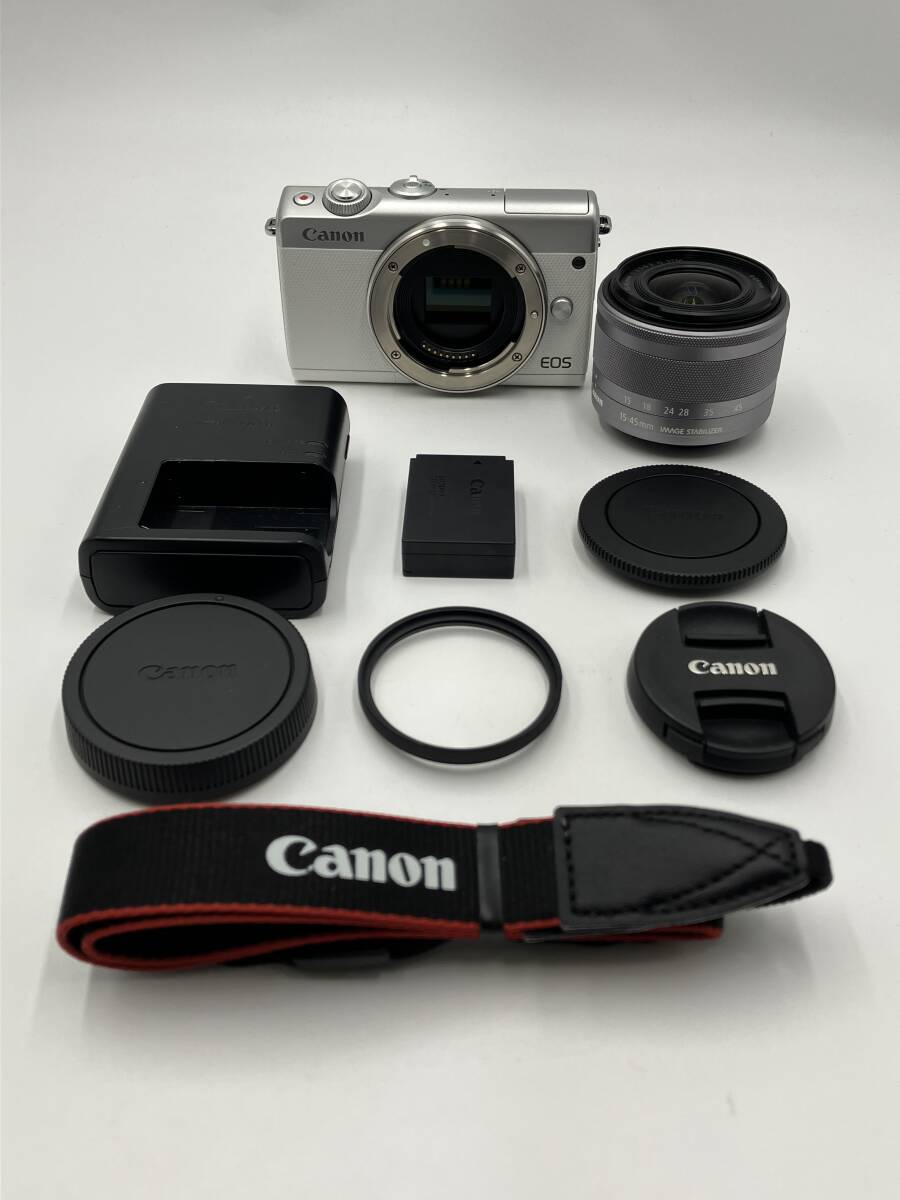 【動作確認済】Canon EOS M100 EF-M 15-45MM IS STM 標準ズームレンズキット