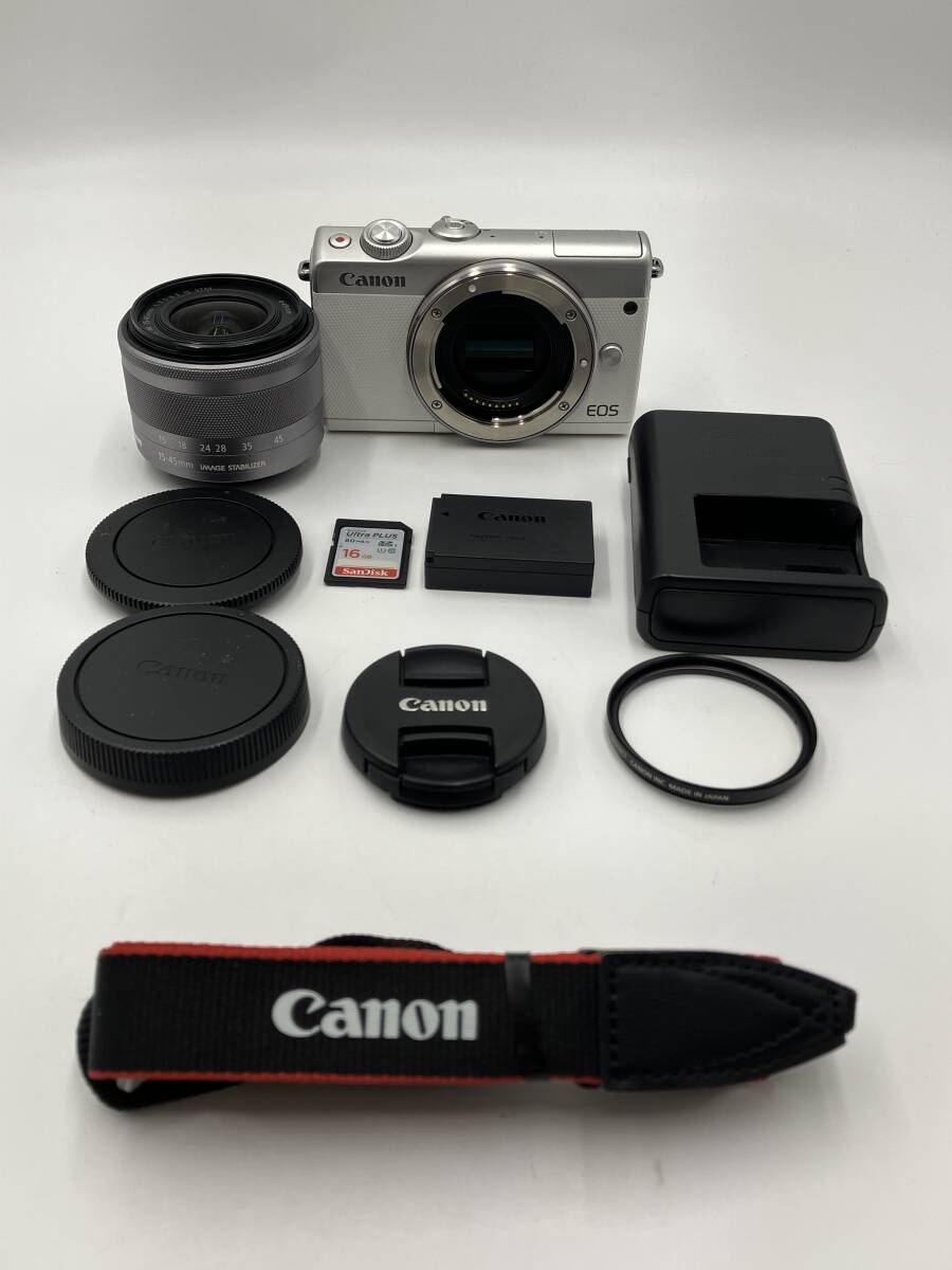 【動作確認済 】Canon EOS M100 EF-M 15-45mm IS STM 標準ズームレンズキット