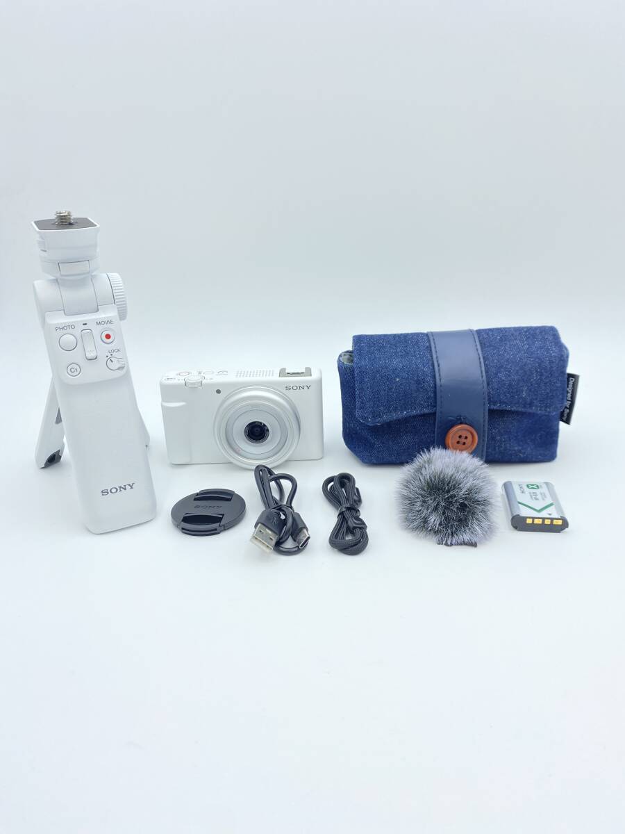 【動作確認済 】SONY VLOGCAM ZV-1F ホワイト
