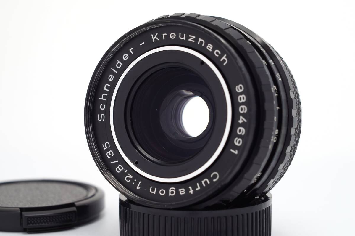 【良上品 希少】M42 Schneider-Kreuznach Curtagon 1:2,8/35mm シュナイダー クルタゴン f2.8 (06)