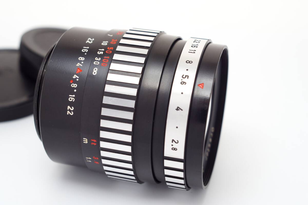 【美品 希少】M42 Meyer-Optik Gorlitz Orestor 2,8/100mm マイヤー オレストア ゼブラ型 14枚羽 1969年製 f2.8 (07)