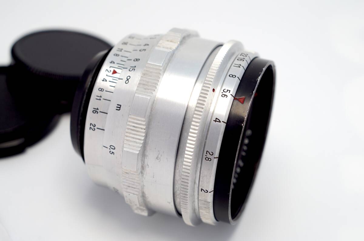【良品 希少】M42 Carl Zeiss Jena Biotar 1:2 f=58mm ツァイス ビオター 赤T 12枚羽 1951年製 f2 (12)