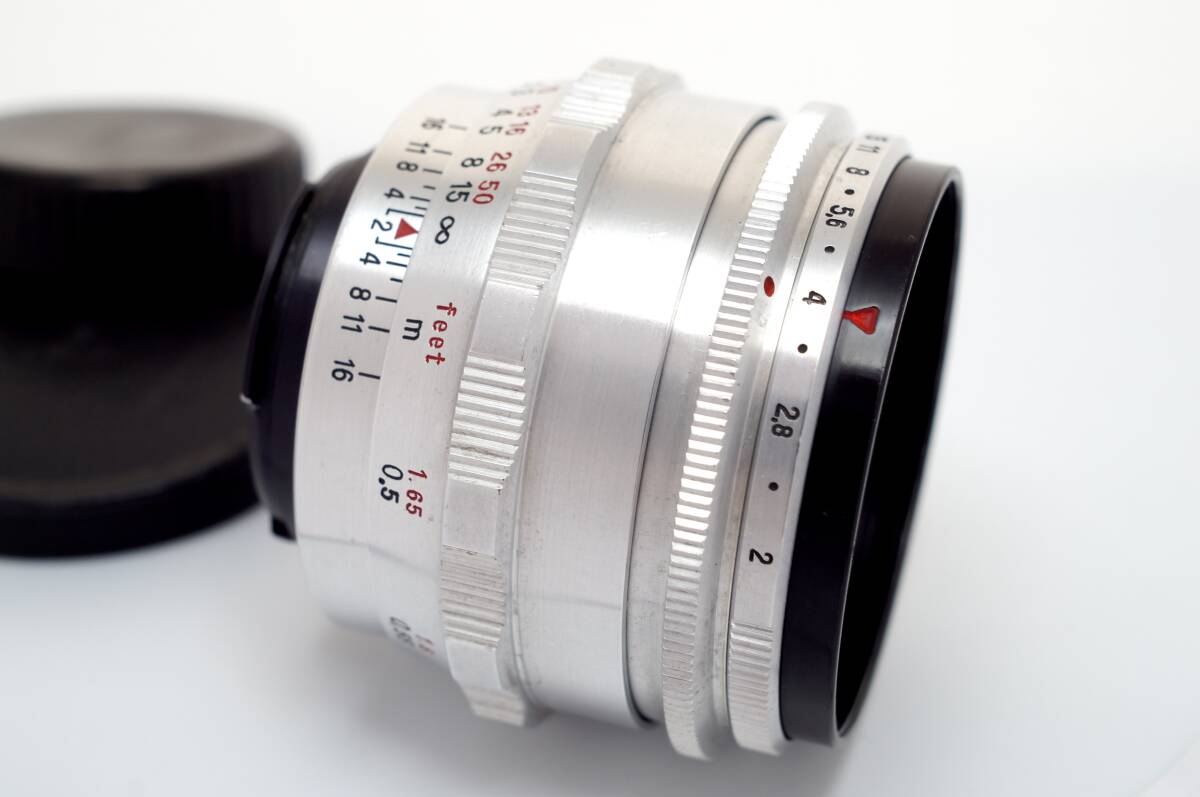 【 良上品】EXA Carl Zeiss Jena Biotar 2/58mm ツァイス ビオター 赤T 1953年製 f2 (13)