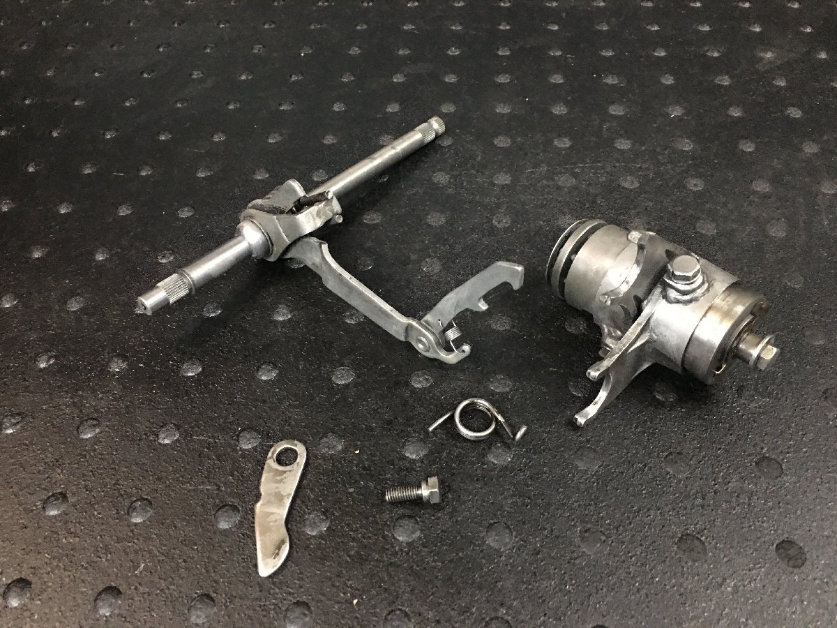 HONDA C100 スーパーカブ 実動ミッションドラム シフトフォーク （検索 C102 C105 C65 CD105 6V ヤレ 茶カブ 吊り 初代 絶版 OHV ホンダ