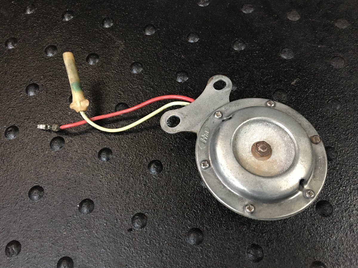HONDA C100 スーパーカブ　純正ホーン クラクション 実動品♪ （検索 C102 C105 C65 CD105 6V 吊り 実動車両より♪ 初代 絶版 OHV ホンダ