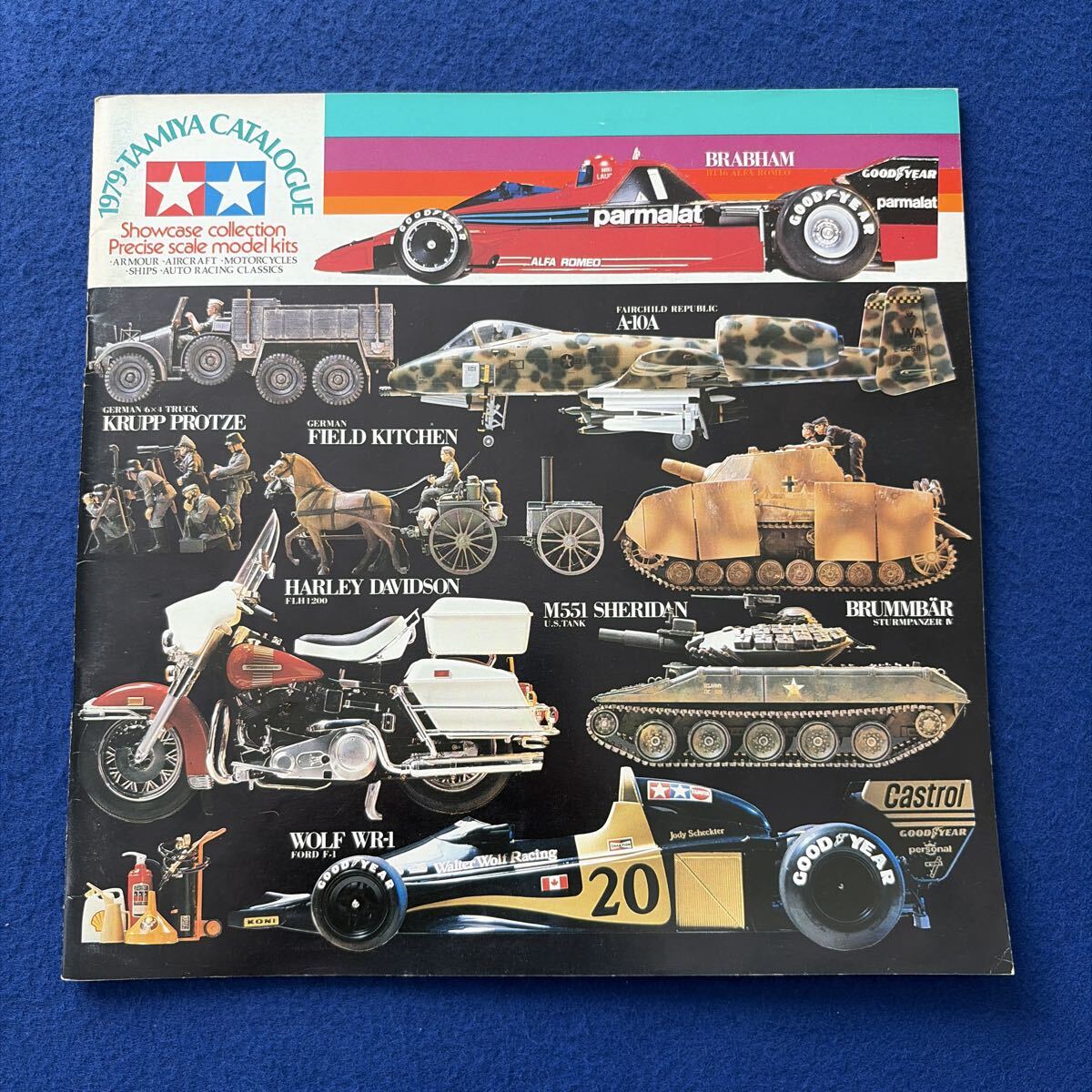 1979 TAMIYA CATALOGUE◇タミヤ◇カタログ◇1979年◇プラモデル◇ラジコン◇模型◇フィギュア◇戦車◇バイク◇タミヤ総合カタログ