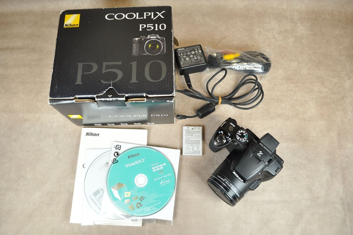 【箱付き】 Nikon ニコン COOLPIX P510 コンパクト デジタルカメラ コンデジ #33-9